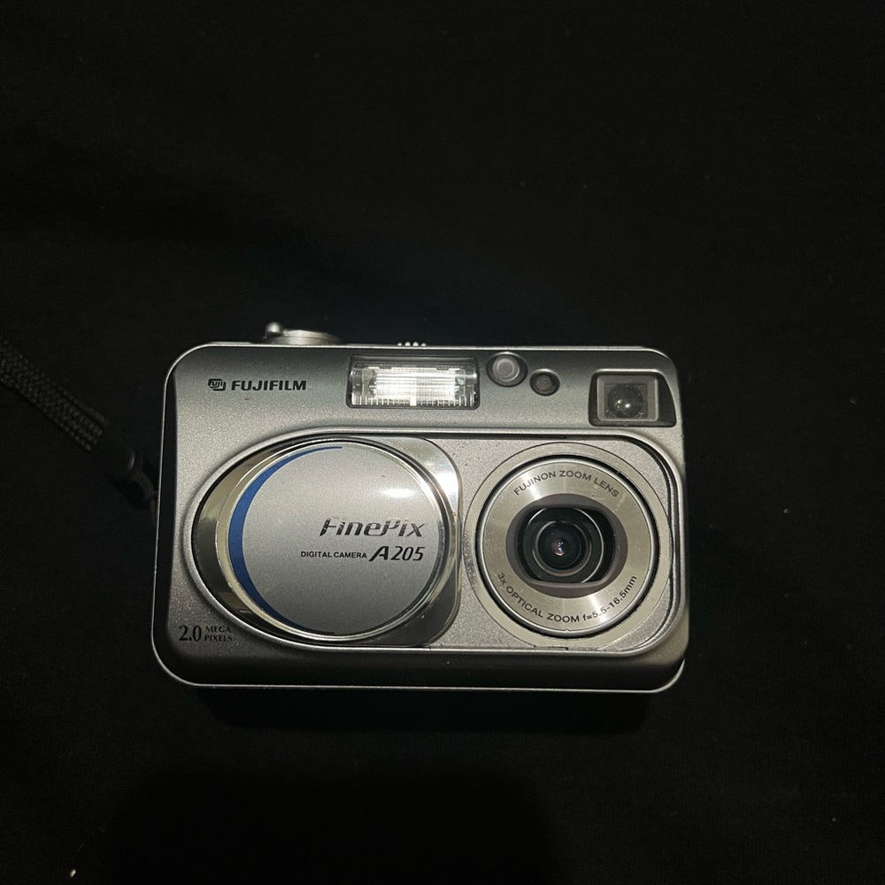 Fujifilm Silver Digital Camera Compact Design